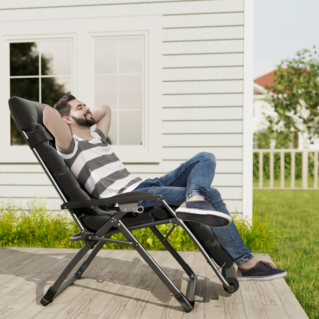 Oversized Zero Gravity Reclining Chair with Cushion T587