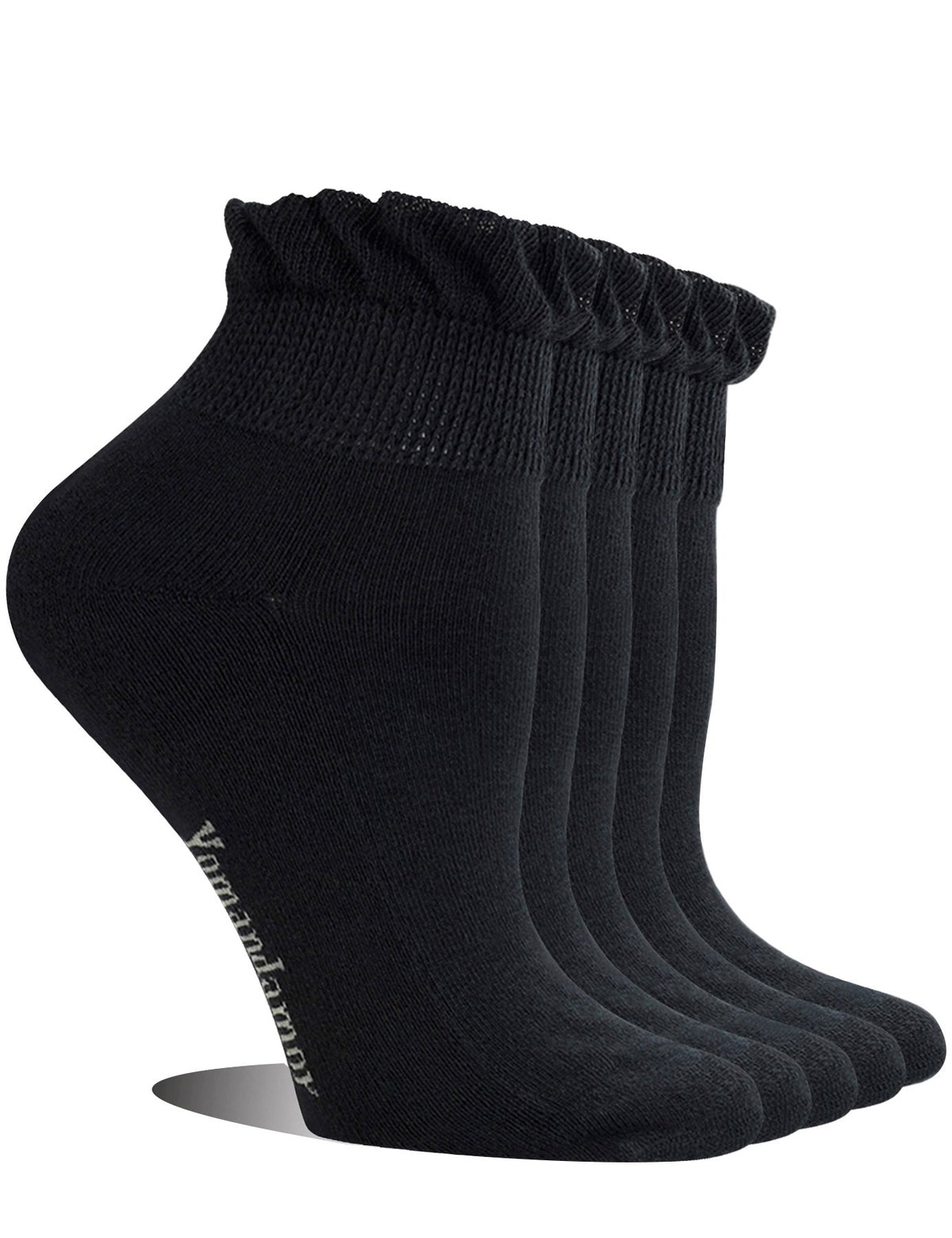 5 Pairs Non-binding Seamless Toe Ankle Socks Z92403
