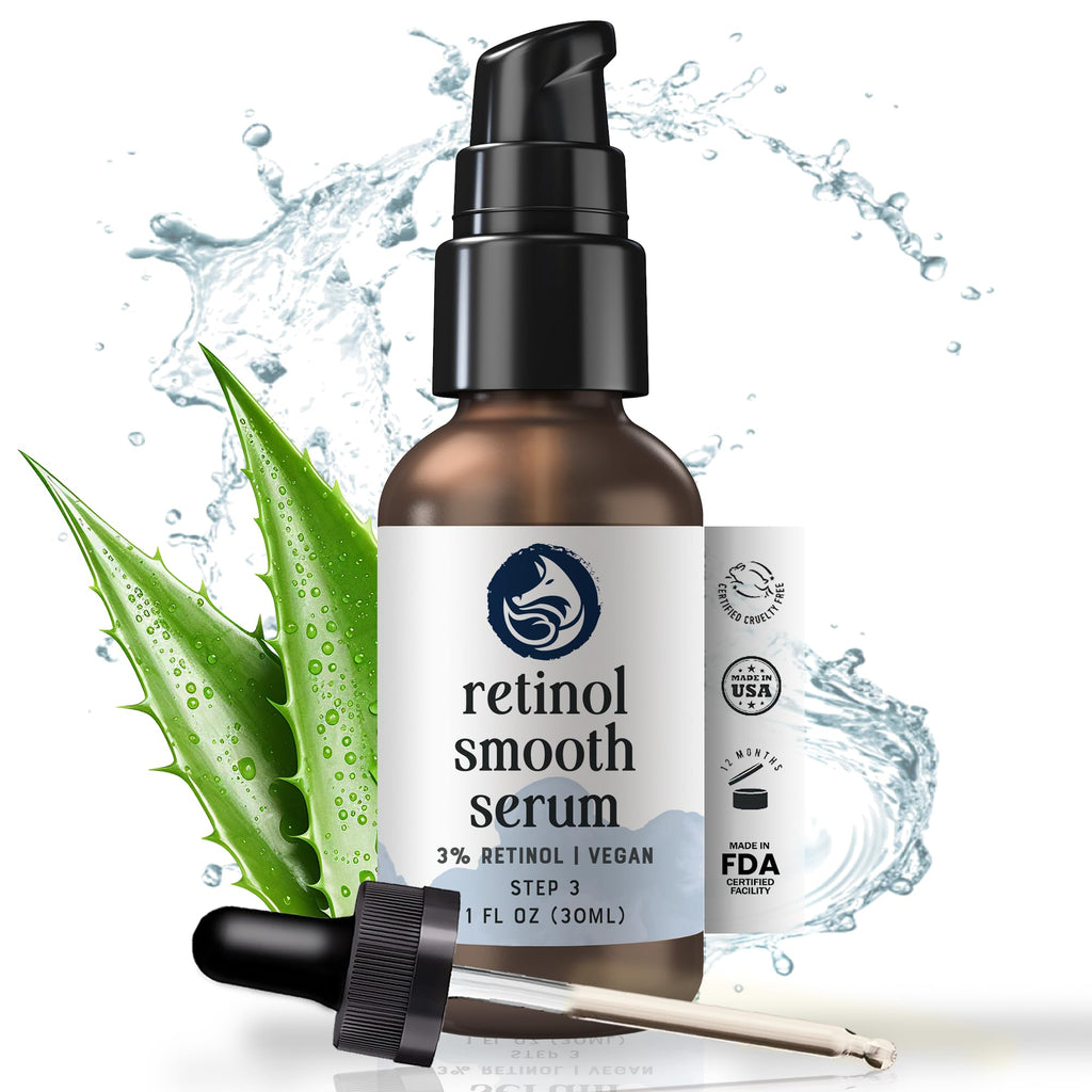 3% Retinol Anti Aging Night Serum with Hyaluronic Acid & Jojoba Oil 1oz T2753