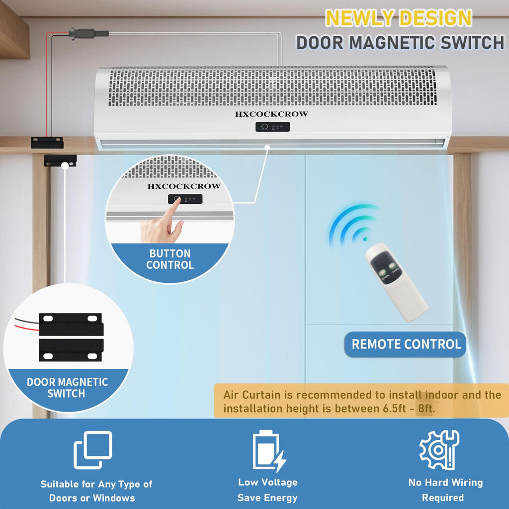 36 Inch Wall Mounted Air Curtain Y4793