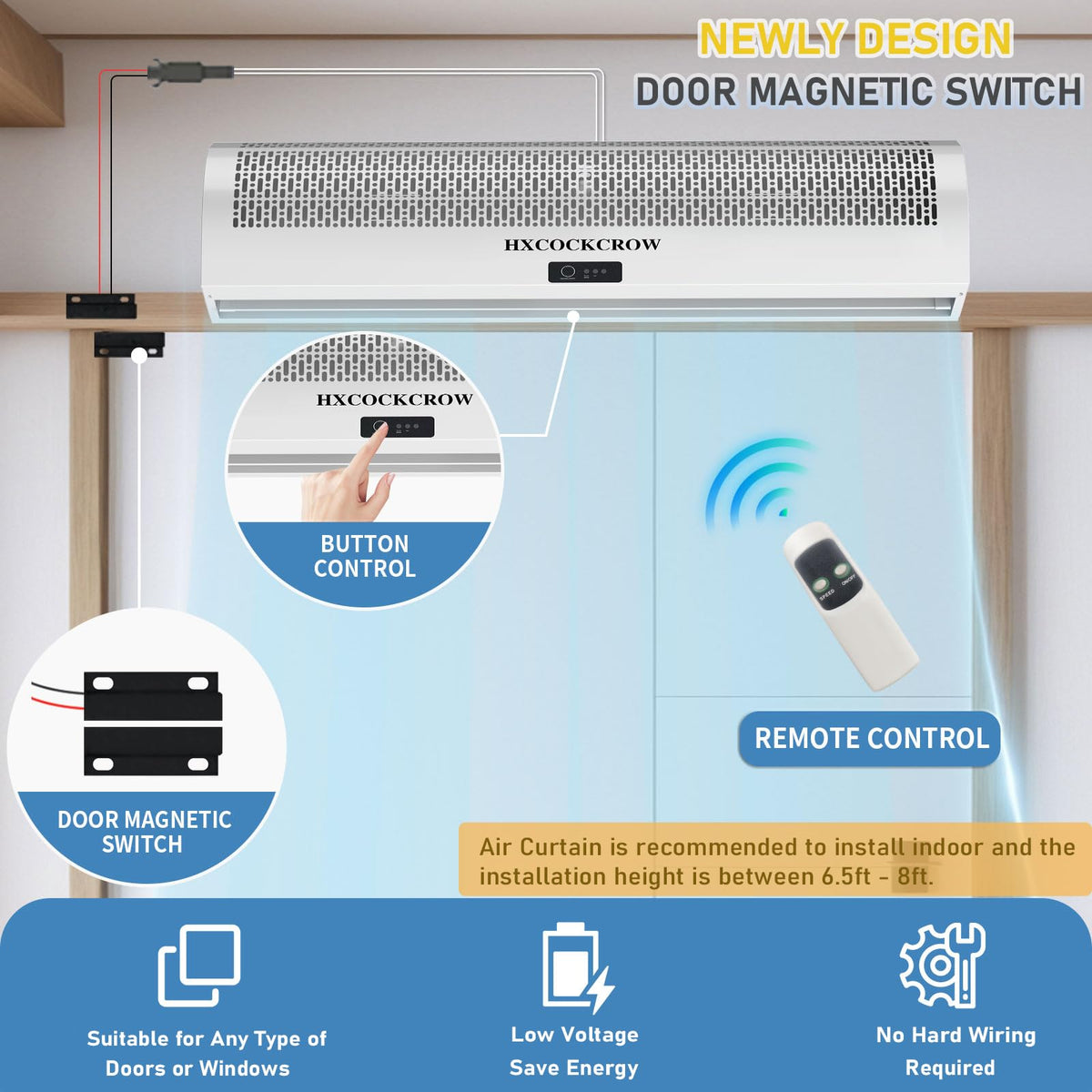 36 Inch Wall Mounted Air Curtain Y4793