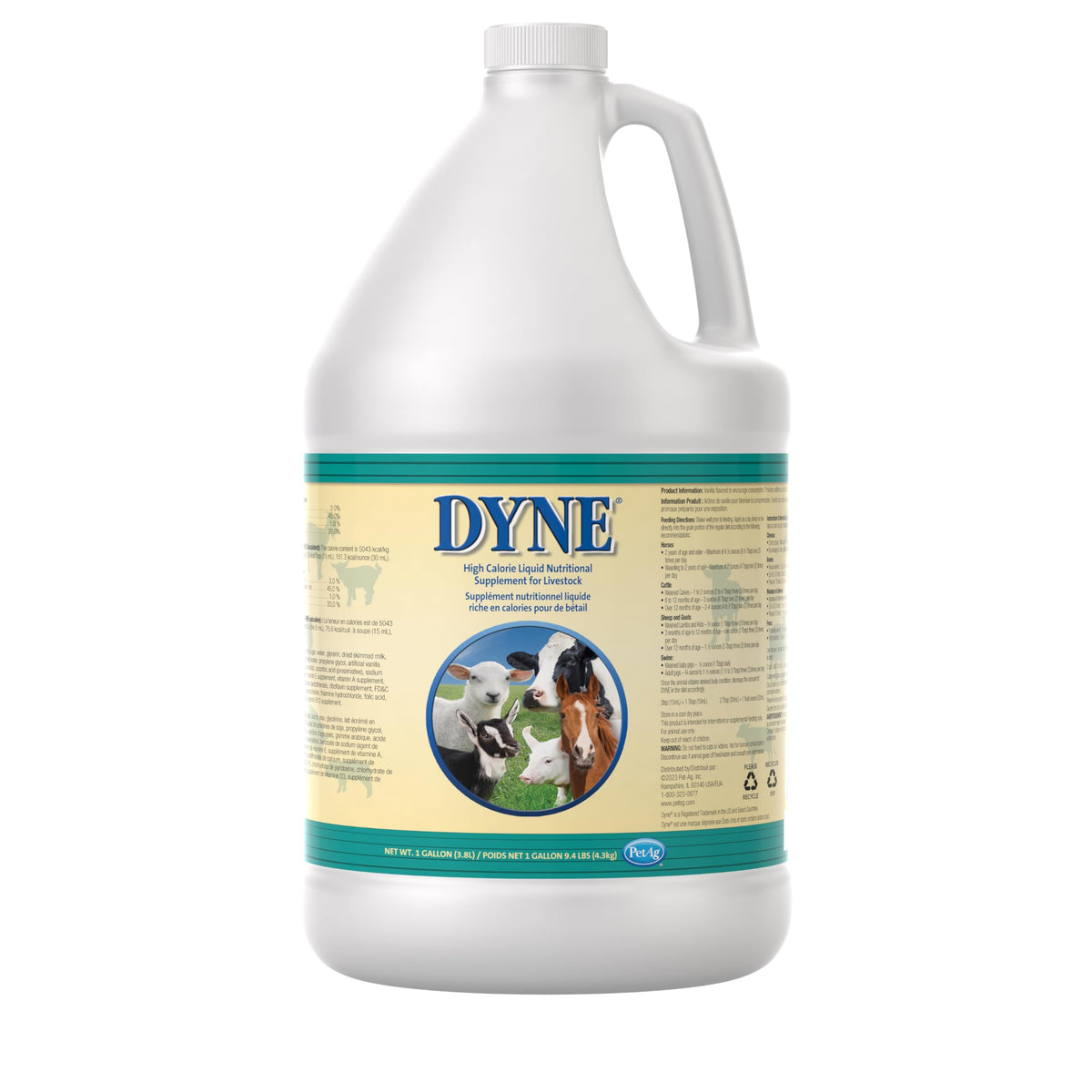 High Calorie Liquid Nutritional Supplement for Livestock 1 Gallon L756
