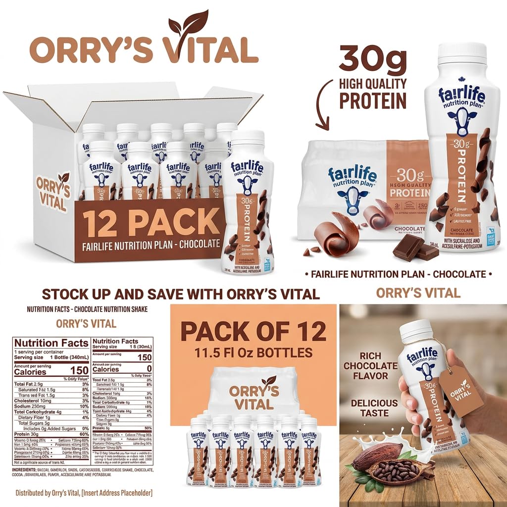 High Protein Chocolate Shake 12 Pack W65797