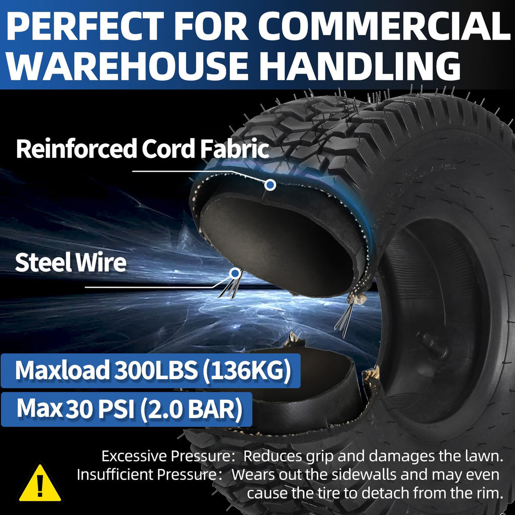 15x6.00-6 Tire and Inner Tube Set, 2 Pack Z3159