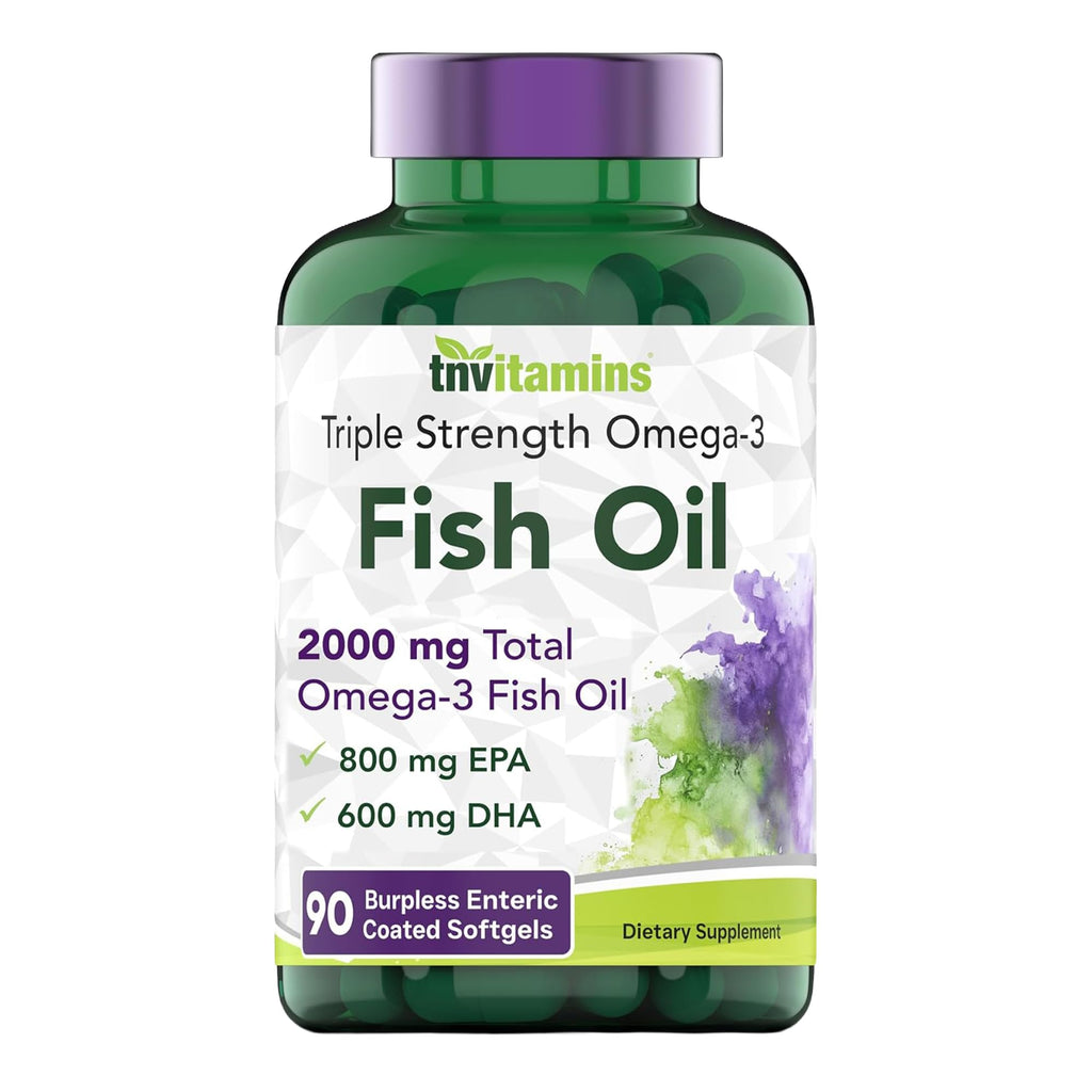 2000mg Omega-3 Fish Oil 90 Softgels K35525
