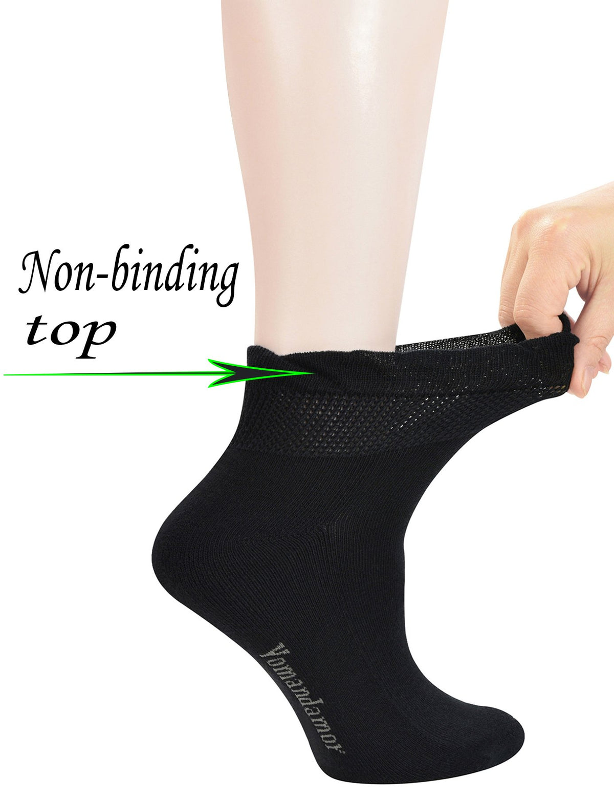5 Pairs Non-binding Seamless Toe Ankle Socks Z92403