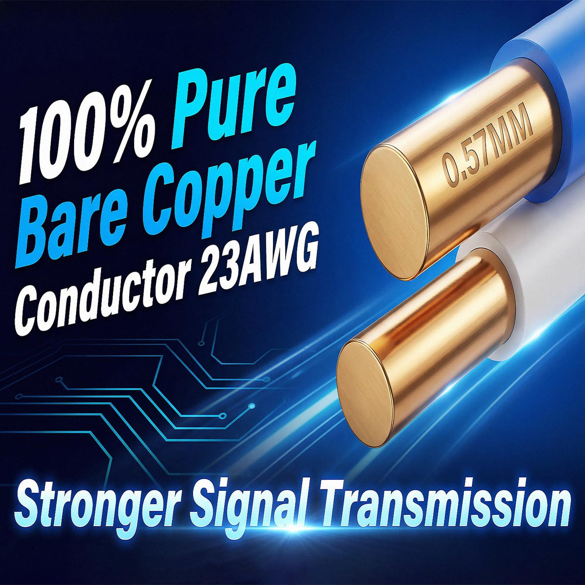 CAT6 Plenum Cable 1000ft Pure Bare Copper 23AWG UTP S306149