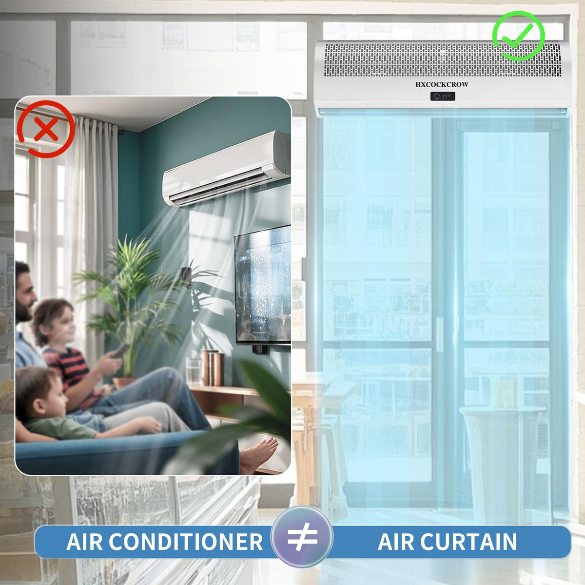 36 Inch Wall Mounted Air Curtain Y4793
