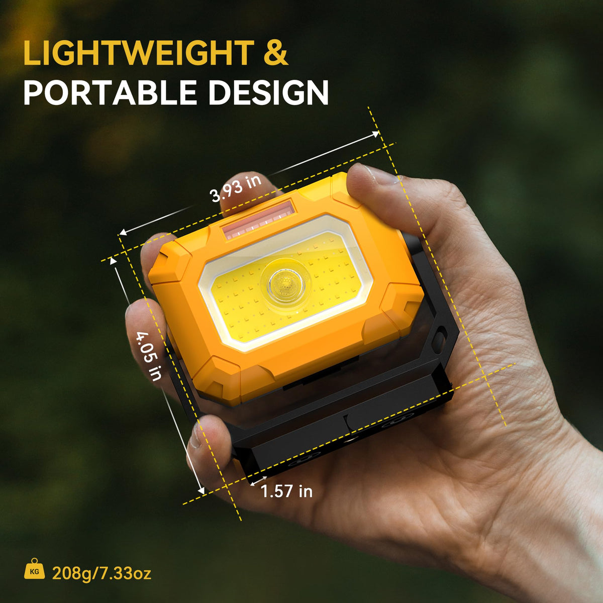 2 Pack 1500LM COB LED Work Light R5550