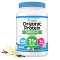 Organic Vegan Protein Powder + Greens Vanilla Bean 21g Plant Based Gluten Free Dairy Free 1.94lb S772