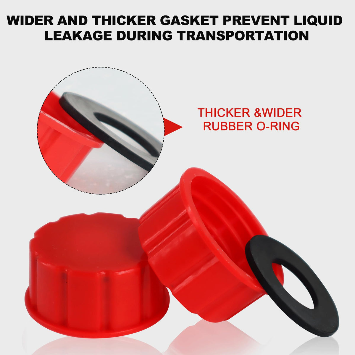 6 Pack Replacement Gas Can Caps B72072