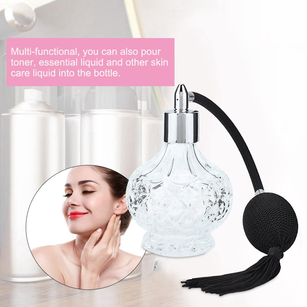 Glass Perfume Bottle Refill Spray Bottle Atomizer 80ml Q53470