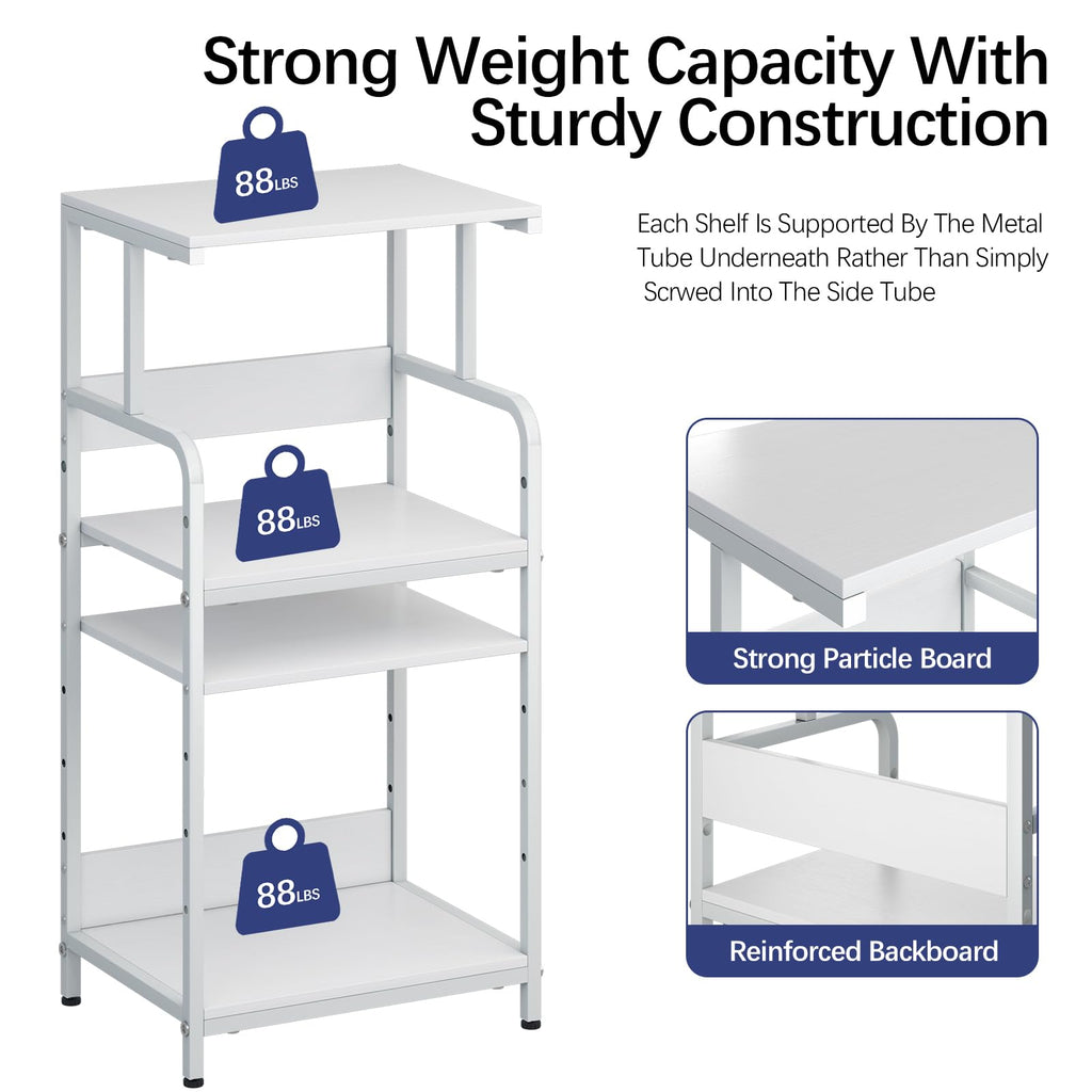 4-Tier Printer Stand with Storage Shelf V51181