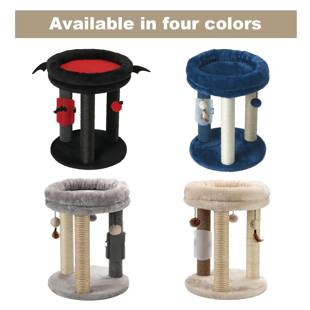 Small Cat Tree with Scratching Post and Soft Bed L866849