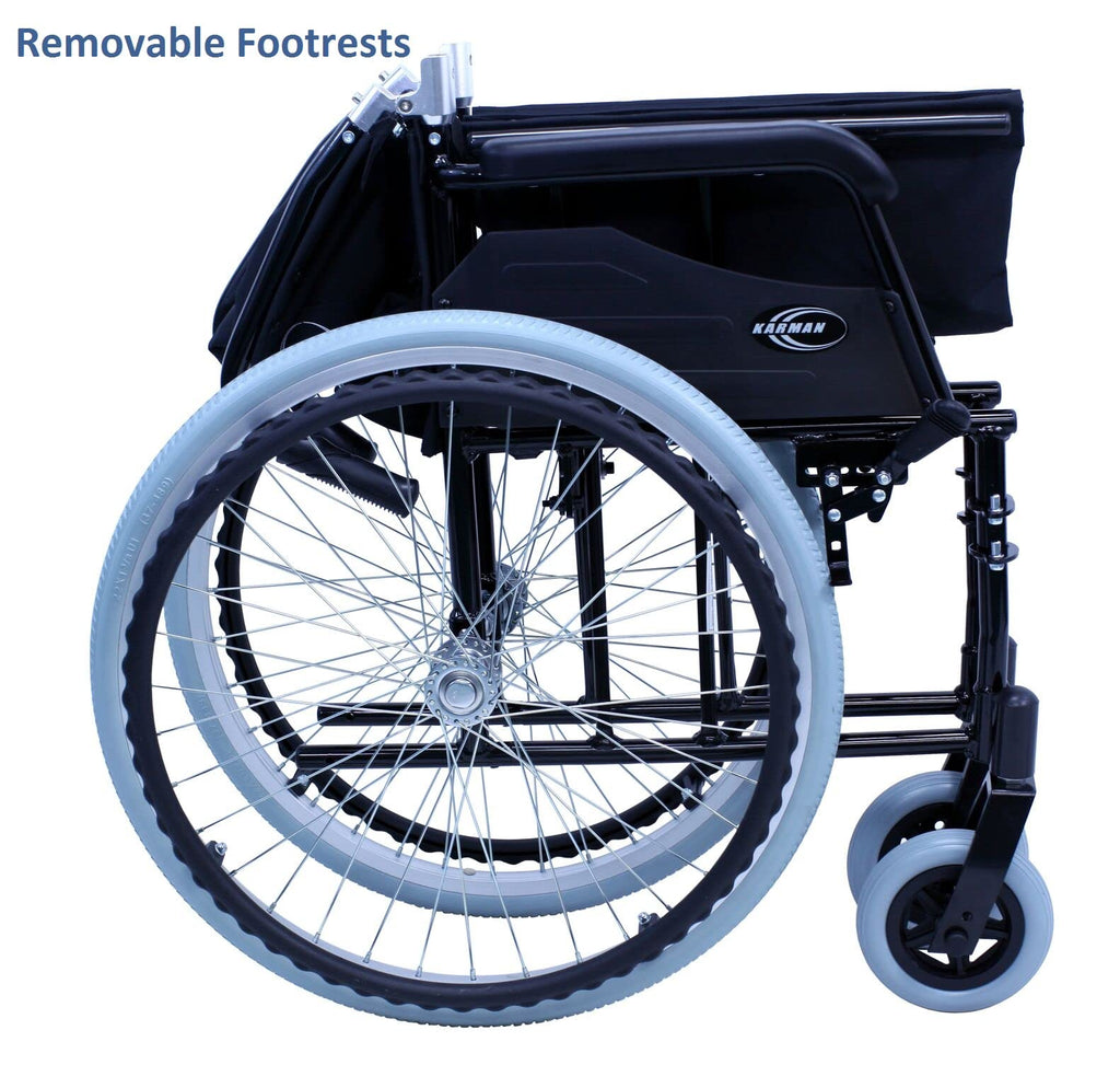 Black Ultra Lightweight Wheelchair X25188