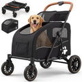 Foldable Dog Stroller for Large Dogs up to 110lbs I7897