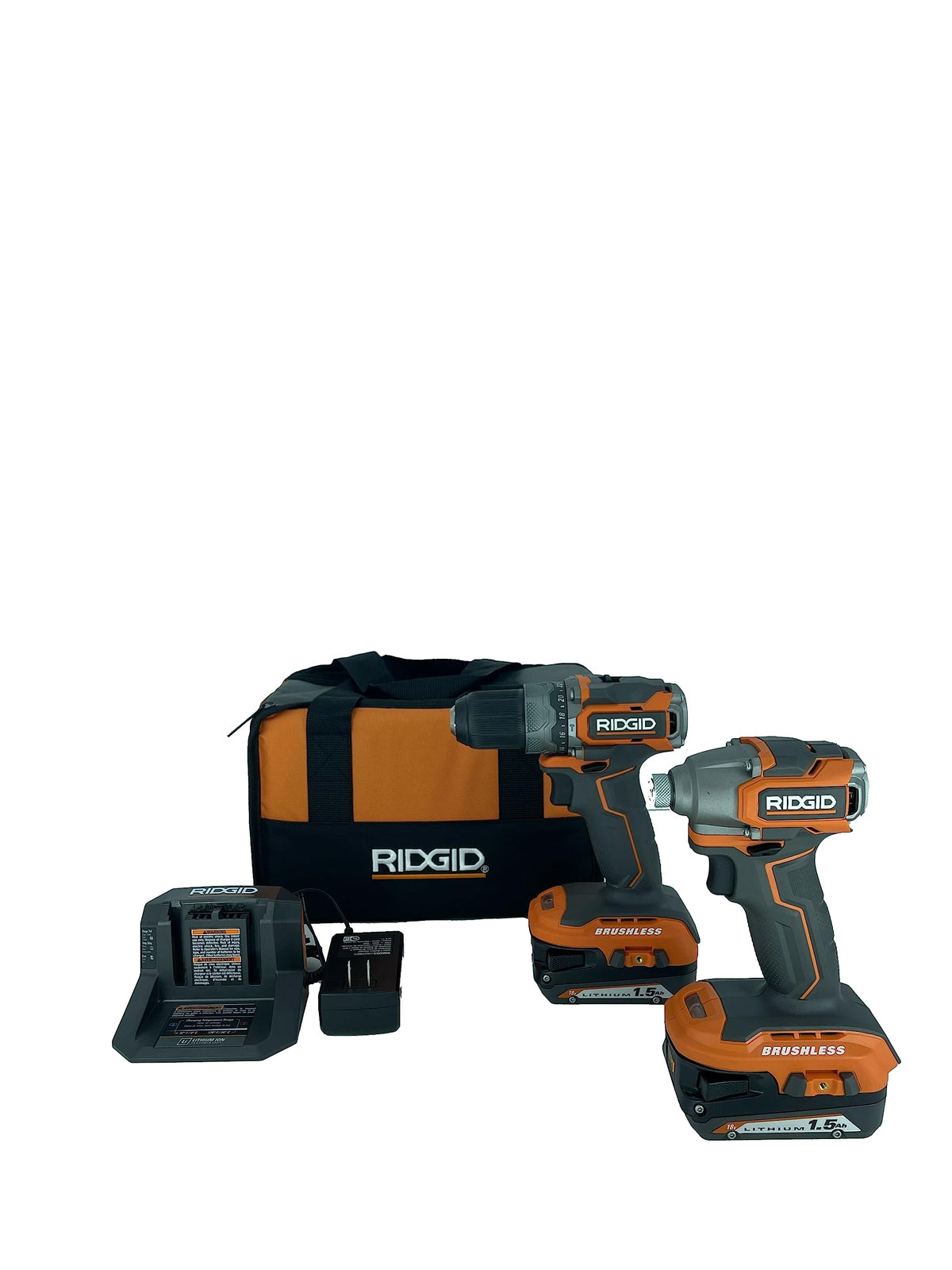 18V Brushless Cordless Hammer Drill and Impact Driver Combo Kit Y536335