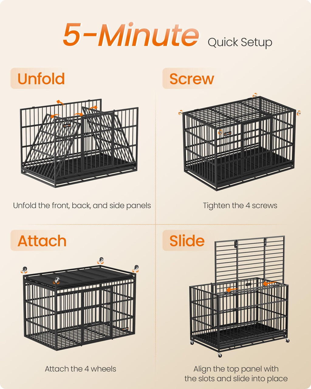 Foldable Dog Crate J412937