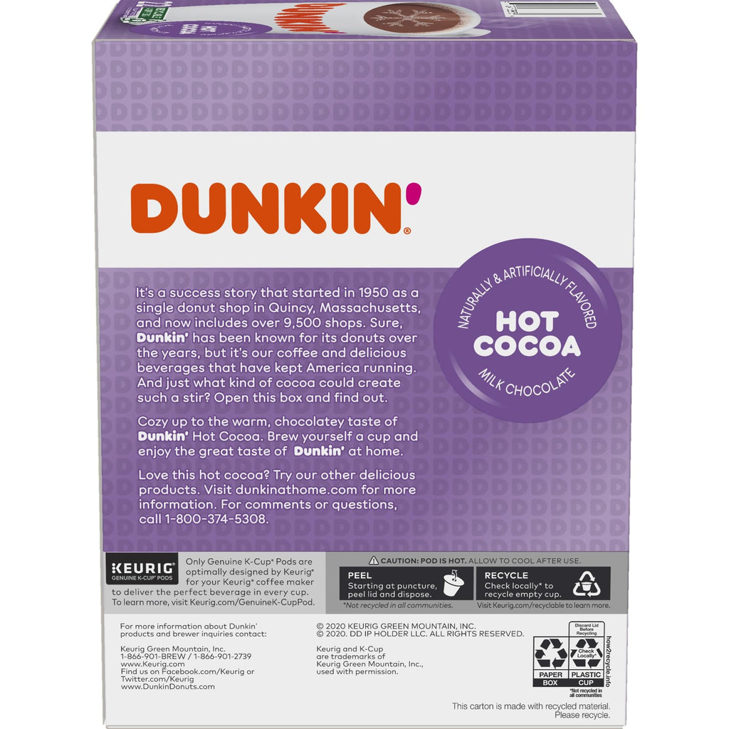 Milk Chocolate Hot Cocoa 22 Keurig Pods Z976