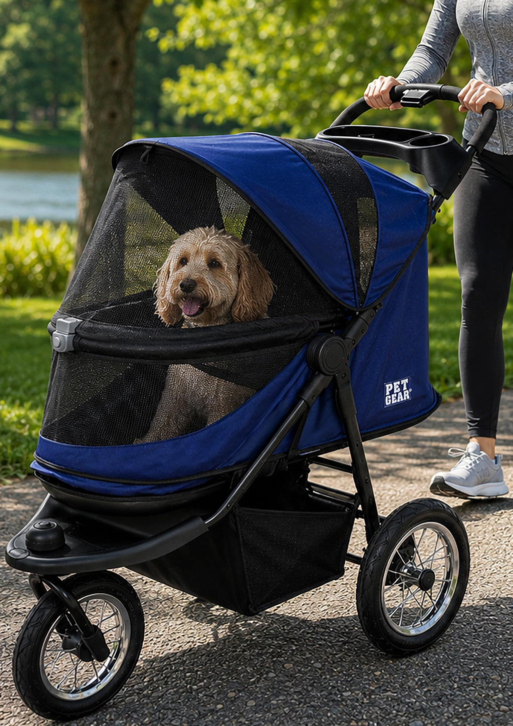 Navy Pet Stroller N3313
