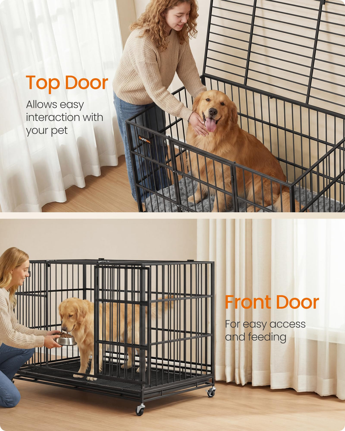 Foldable Dog Crate J412937