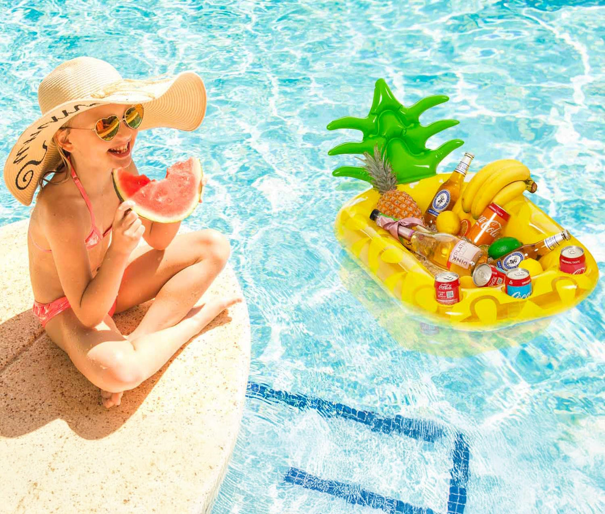 Inflatable Pineapple Drink Holder V872810