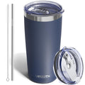 20oz Stainless Steel Insulated Travel Coffee Tumbler with Straw L50745