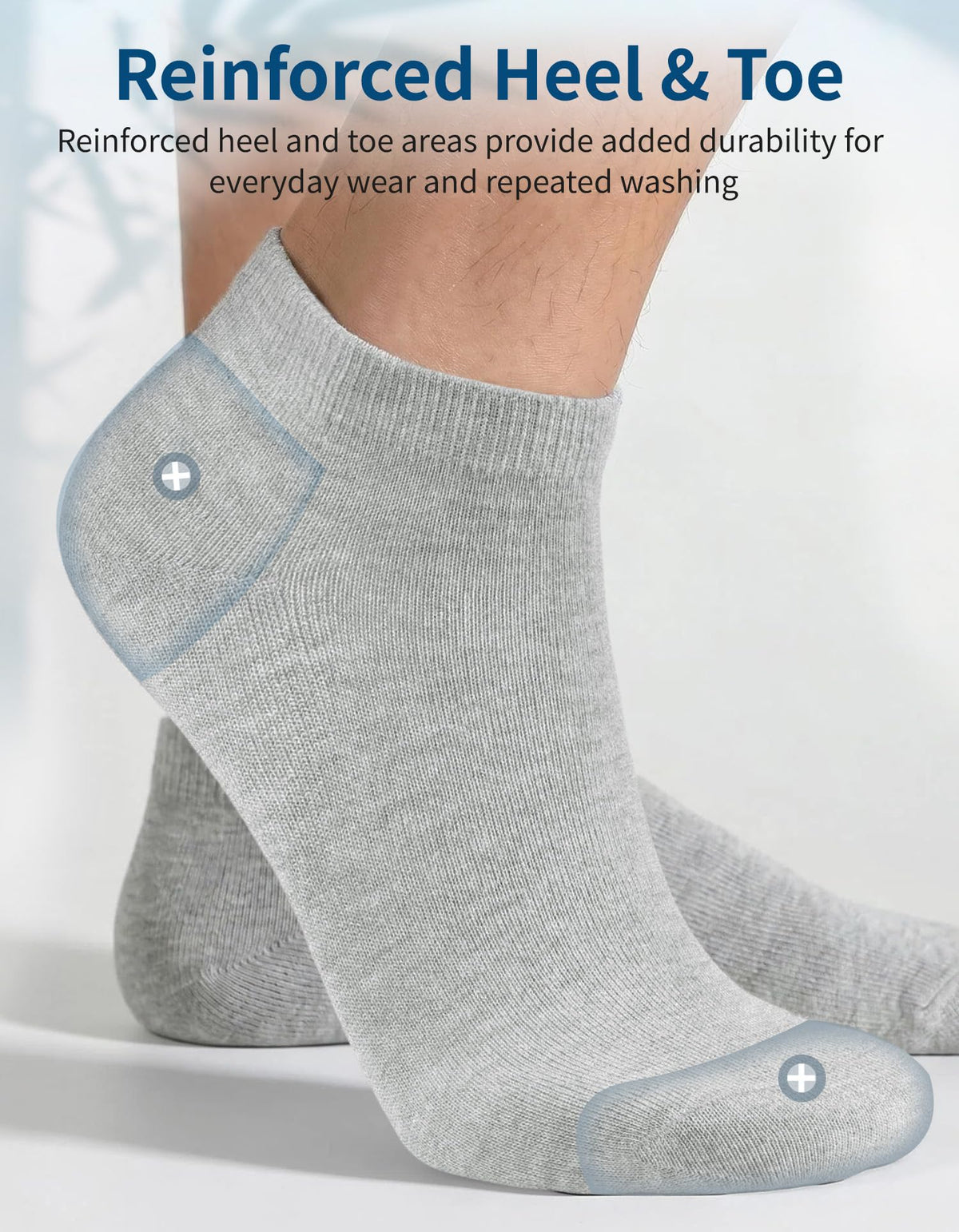 Bamboo Viscose Thin Ankle Socks 6 Pairs U1767