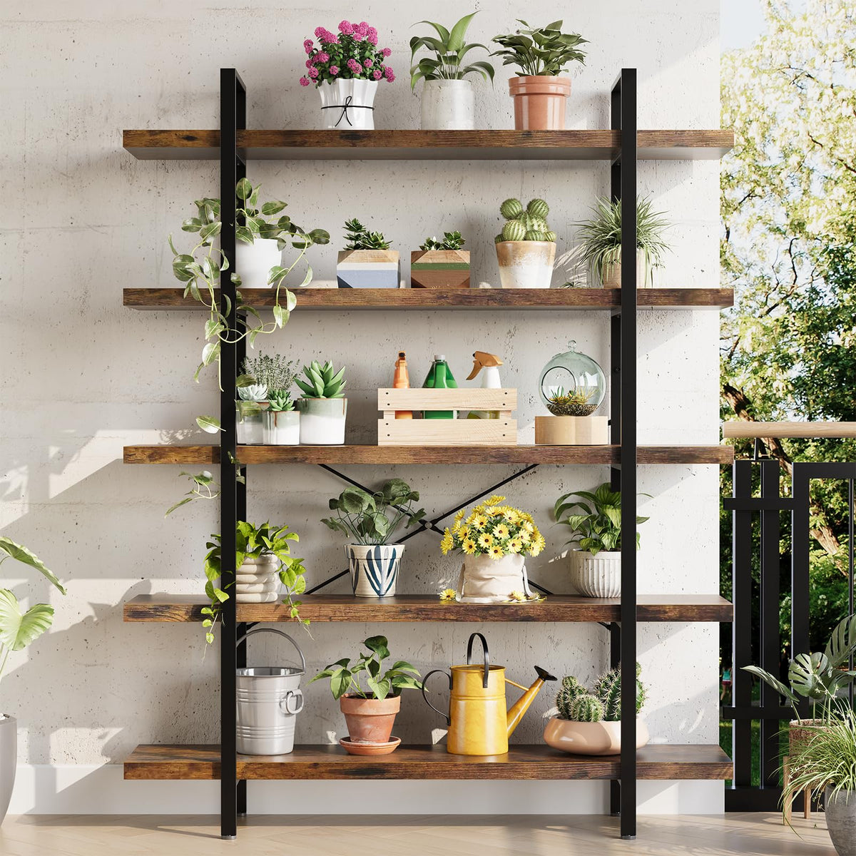 Heavy Duty 5 Tier Industrial Bookcase V480654