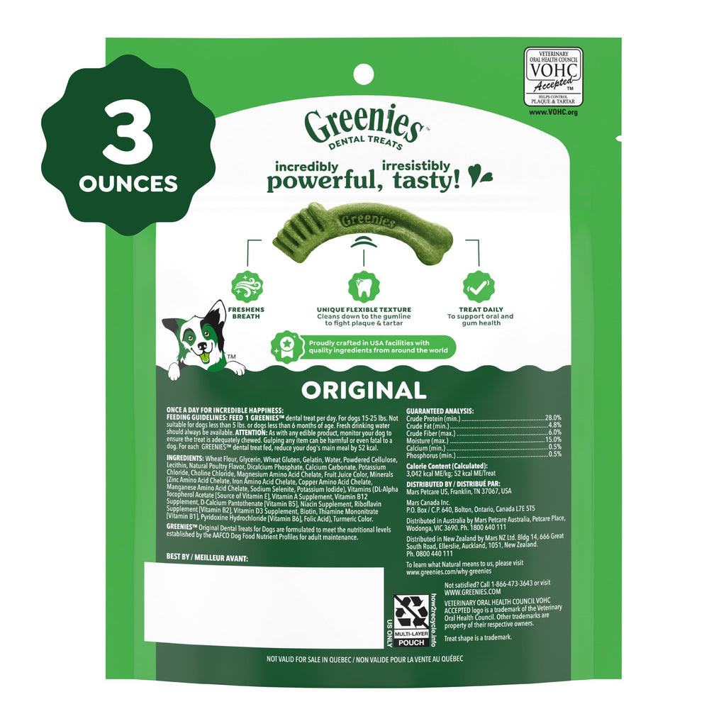 Natural Dental Dog Treats 5 Count W9932