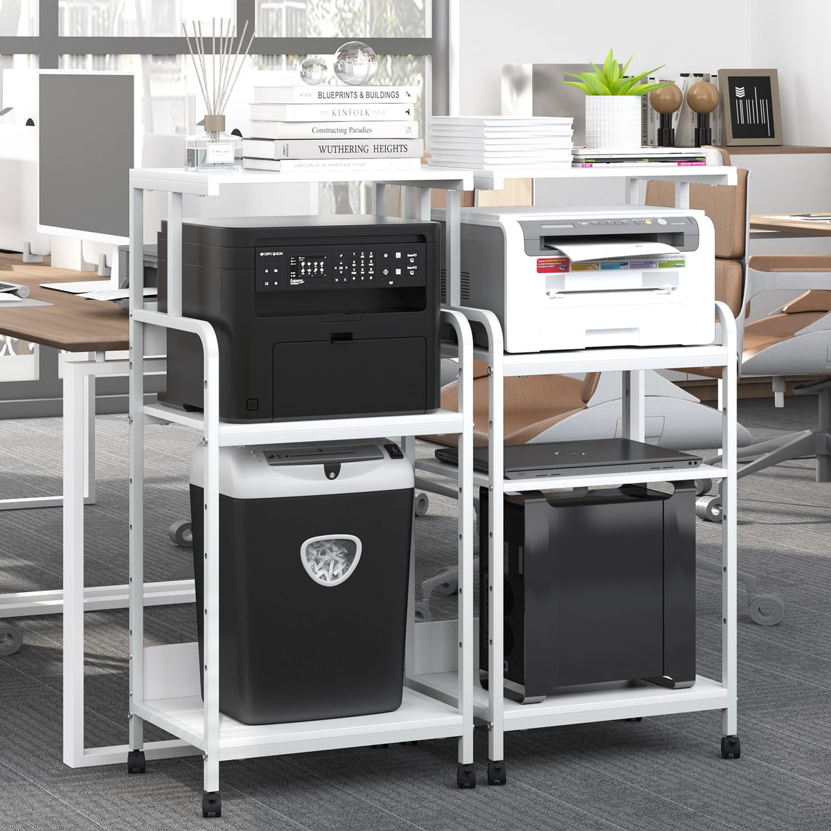 4-Tier Printer Stand with Storage Shelf V51181