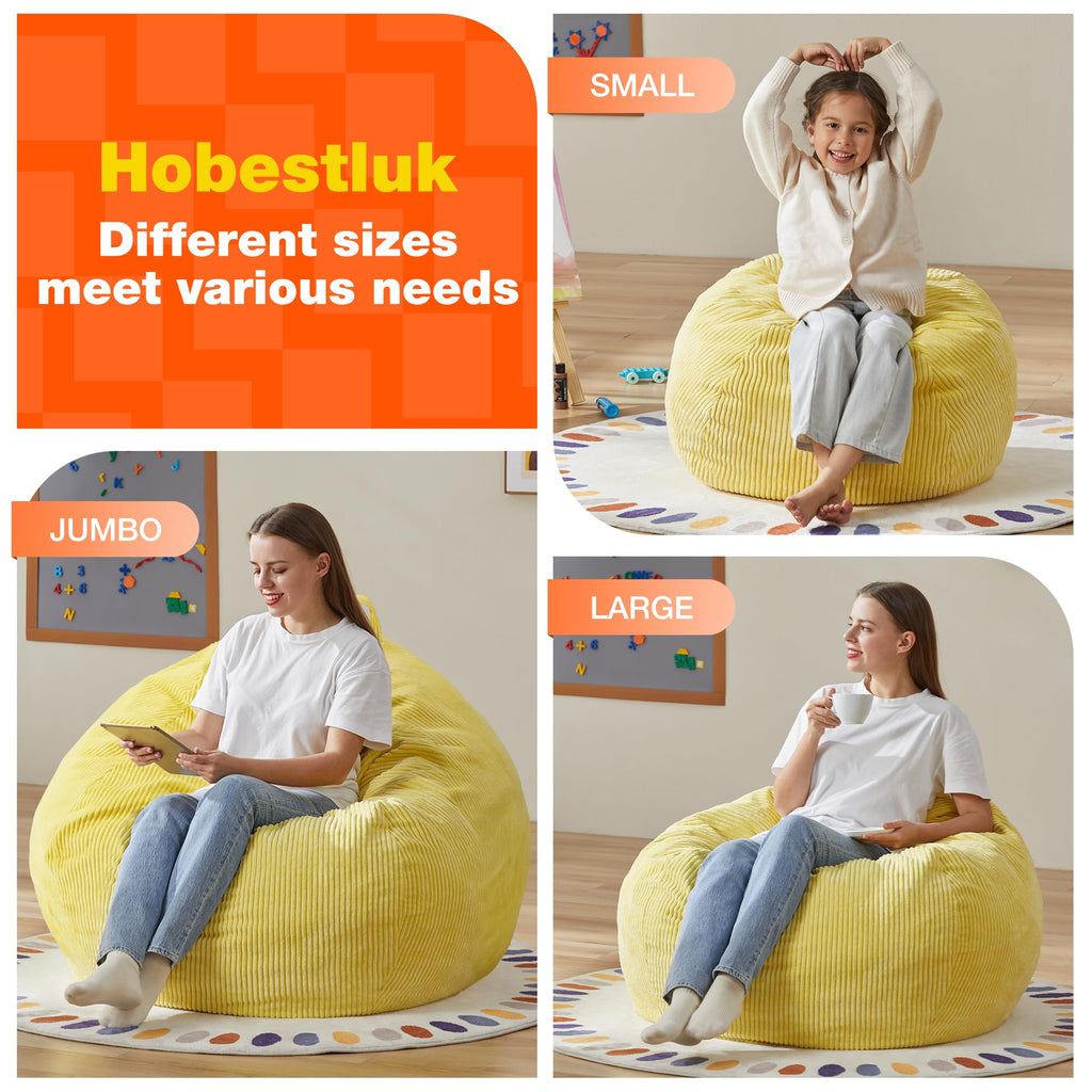 Oversized Bean Bag Chair with Filling C157