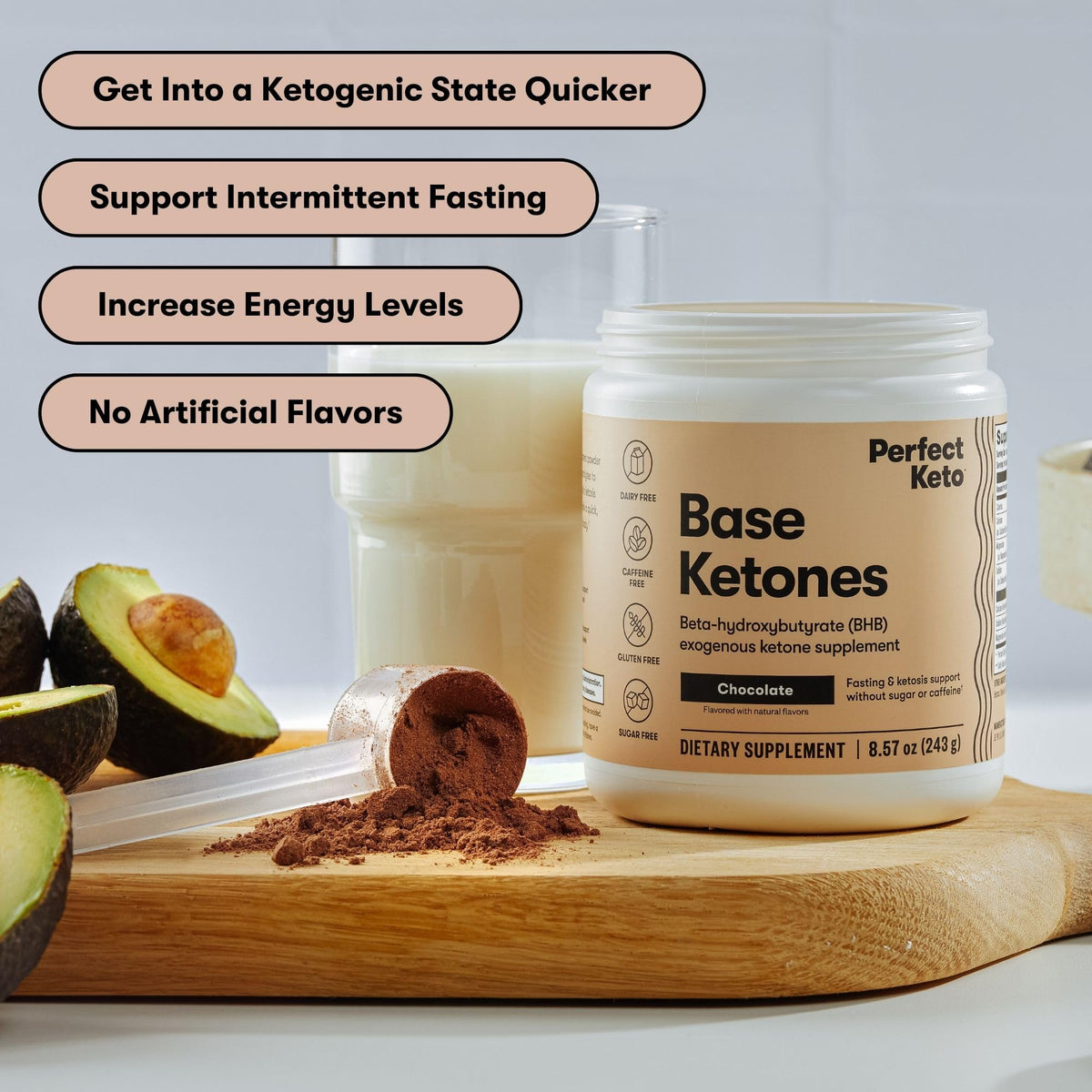 Exogenous Ketones Chocolate + Ketone Test Strips O50135
