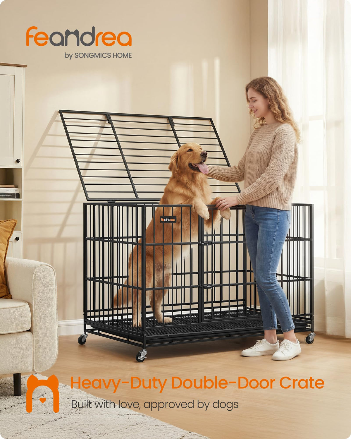 Foldable Dog Crate J412937