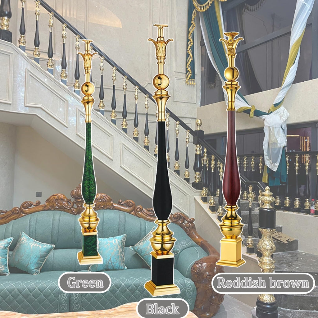 Black 6 Pack Aluminum Alloy Baluster Spindles V251