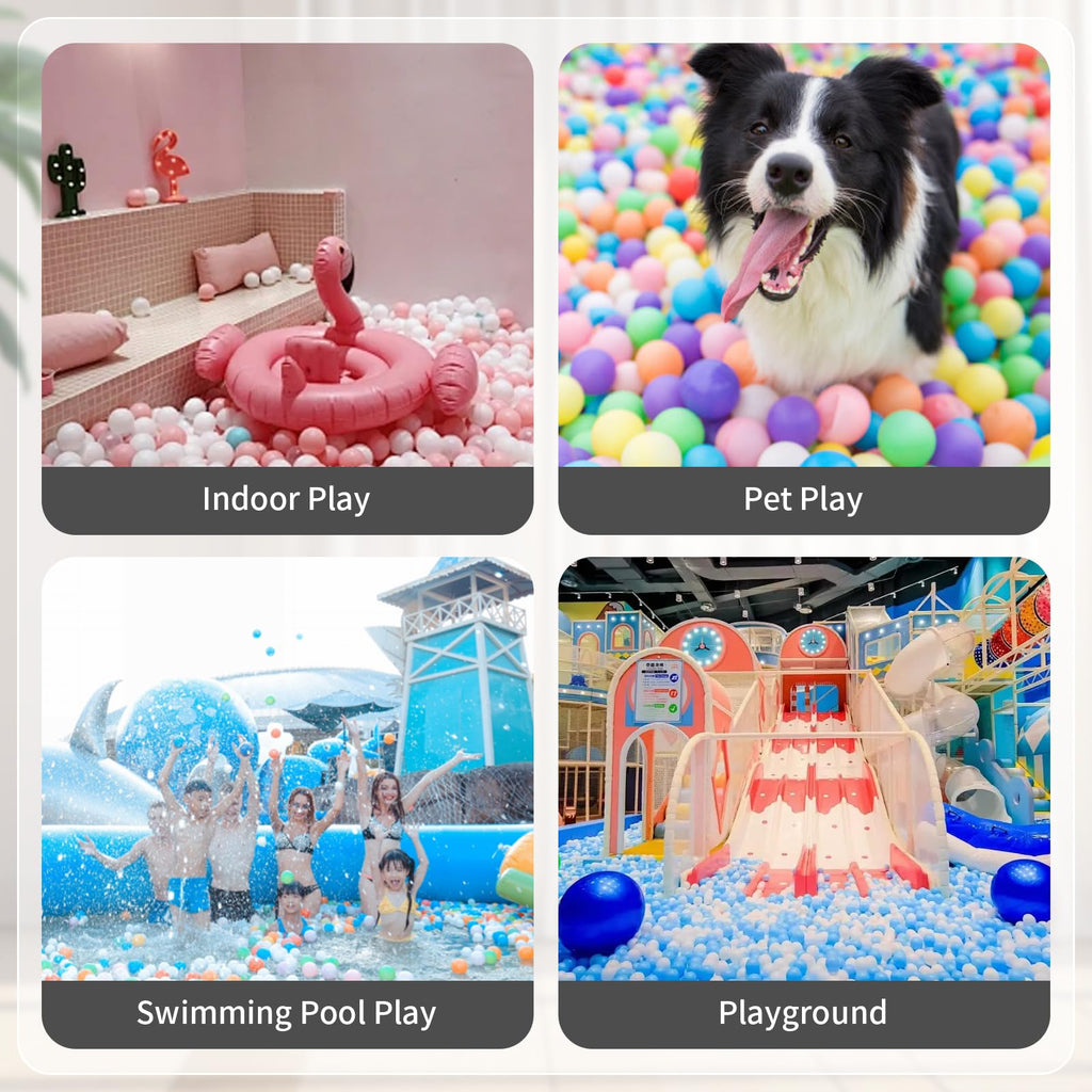 BPA Phthalate Free 2.15" Soft Plastic Play Balls V641234