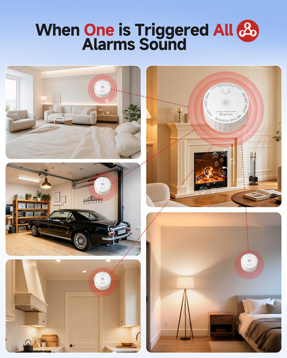 Carbon Monoxide Detectors 3 Pack Q51361