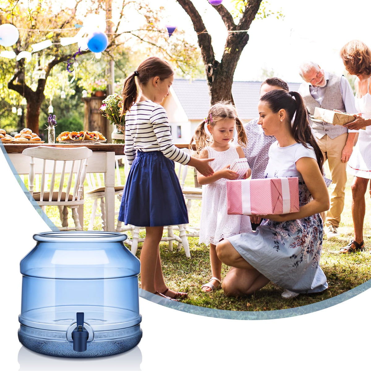 5 Gallon Water Jug Dispenser Base with Spout H645