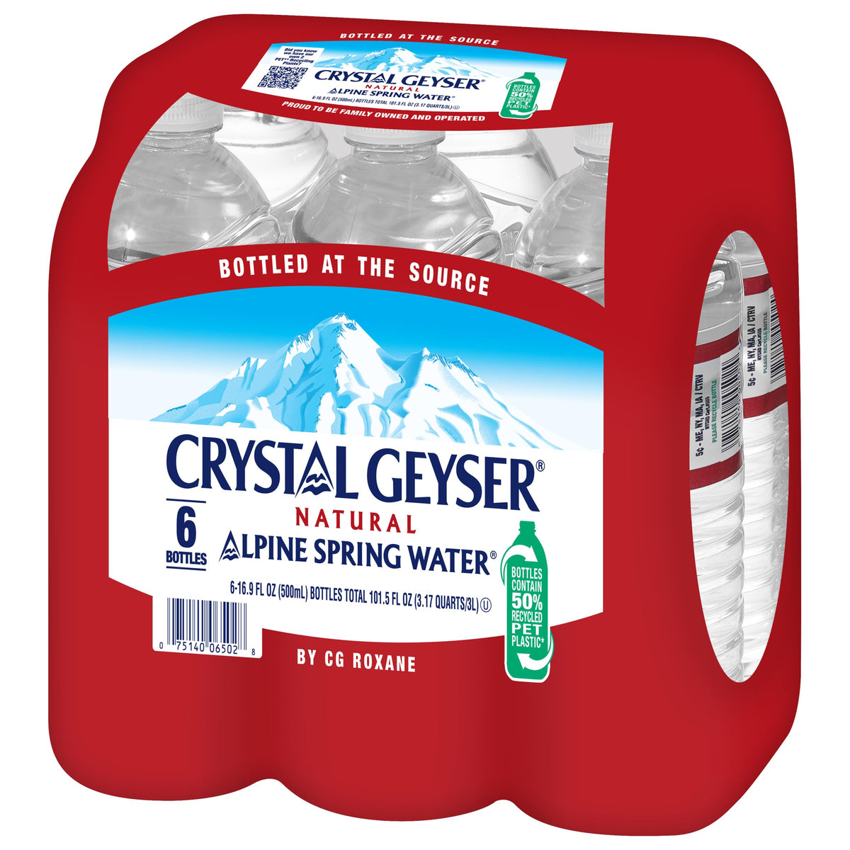 Natural Alpine Spring Water 16.9 Fl Oz (pack of 6) B236211