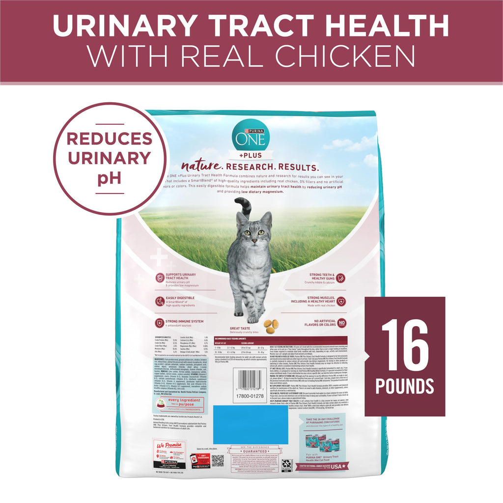 High Protein Urinary Tract Health Dry Cat Food 16 lb Bag L23466