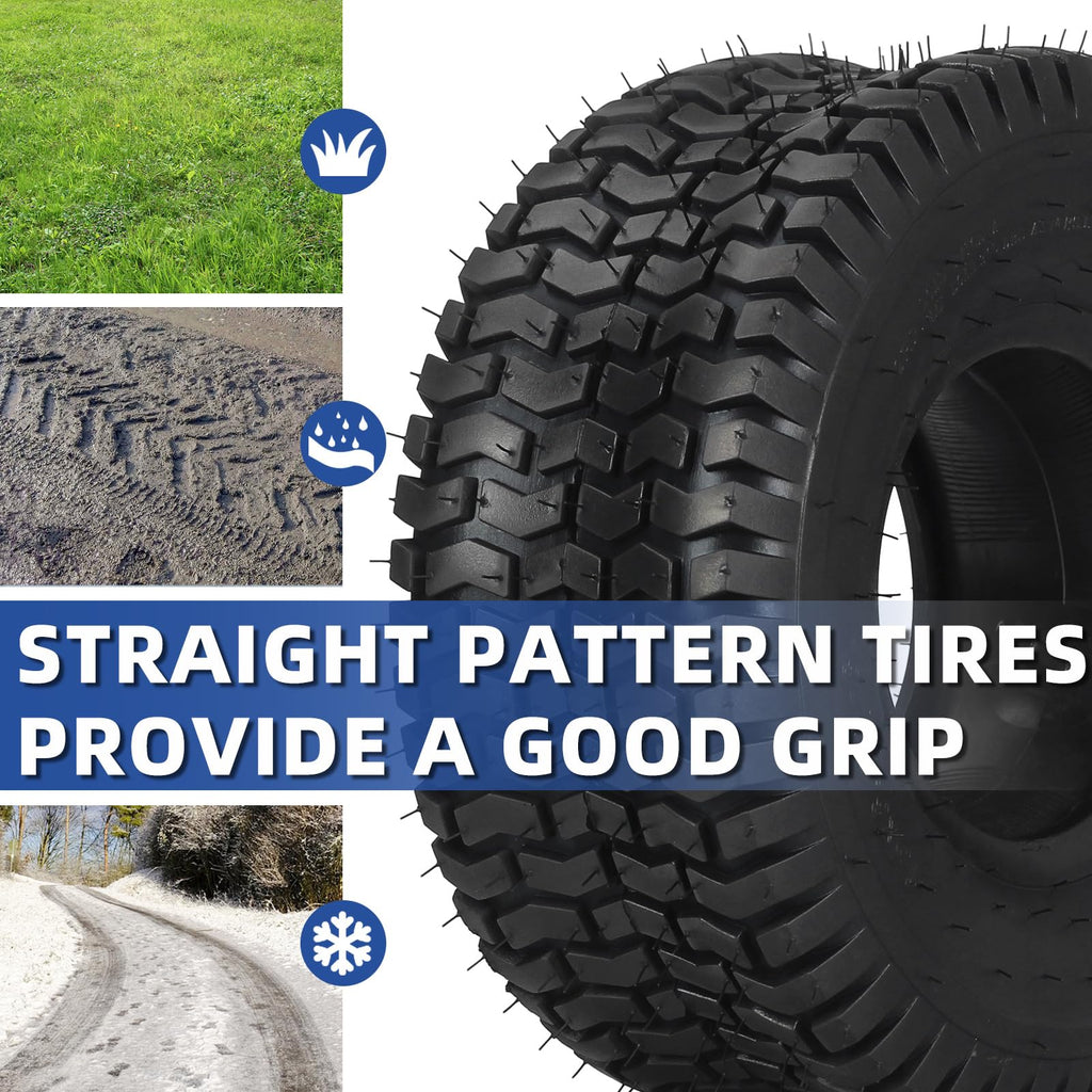 15x6.00-6 Tire and Inner Tube Set, 2 Pack Z3159