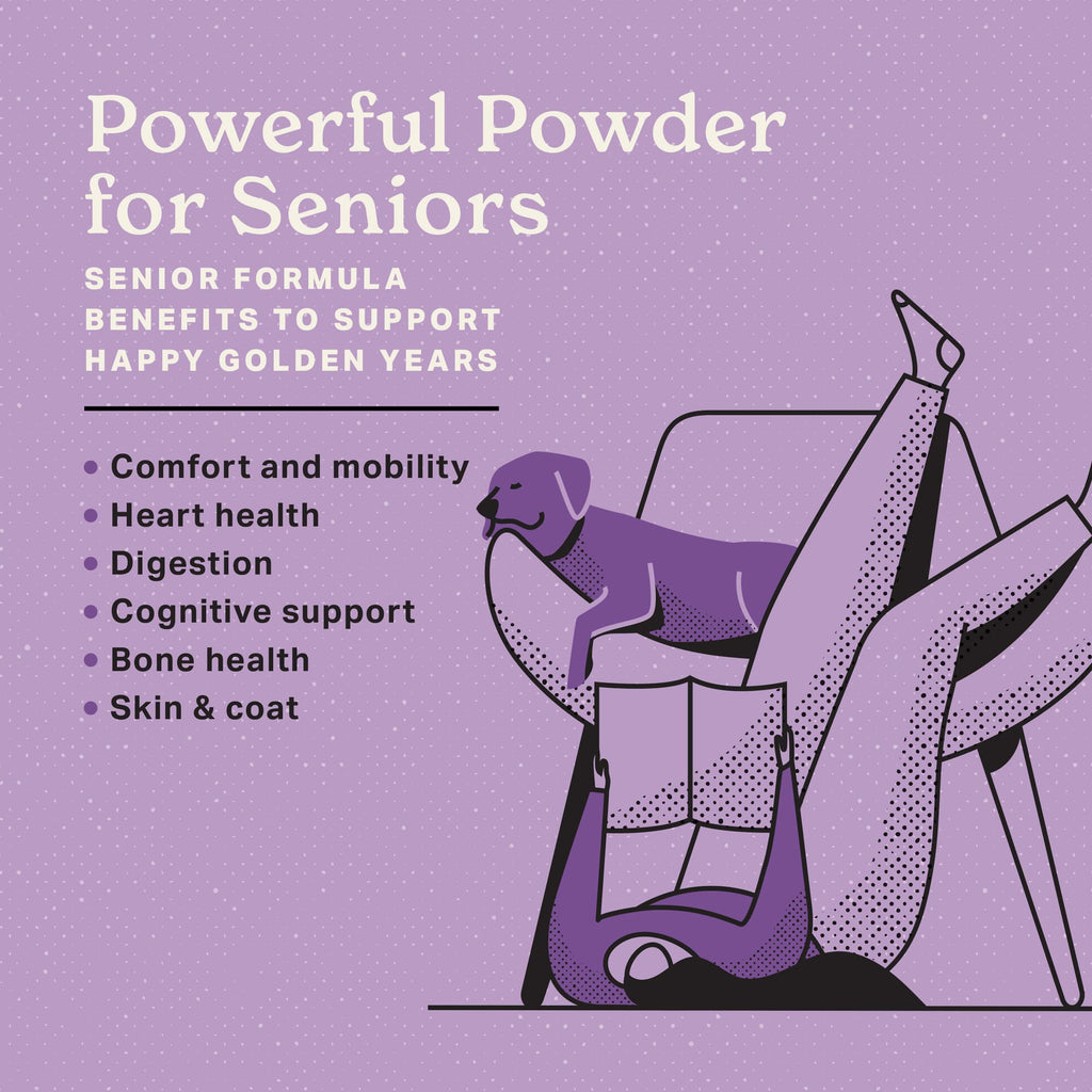 Senior Dog Supplement Powder 1lb Bag Q433