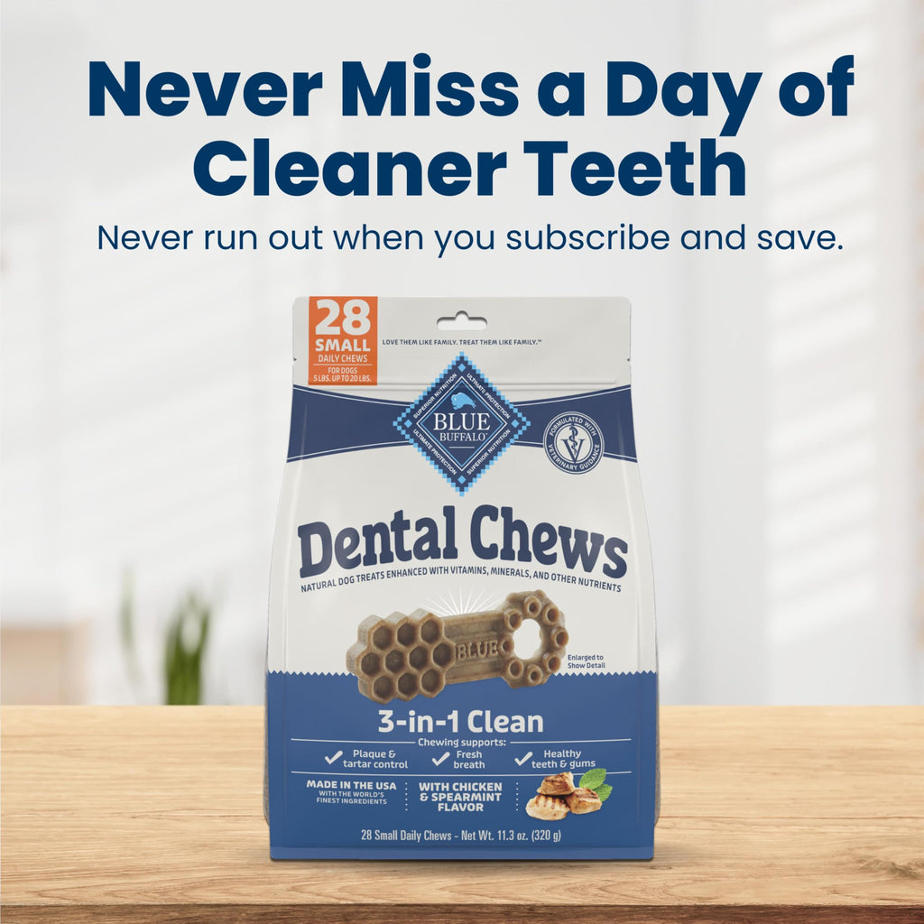 Chicken & Spearmint Small Dental Chews, 11.3 oz, 28 ct O6635