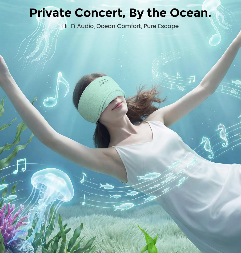 Sleep Mask Bluetooth Wireless Music Eye Mask P7208