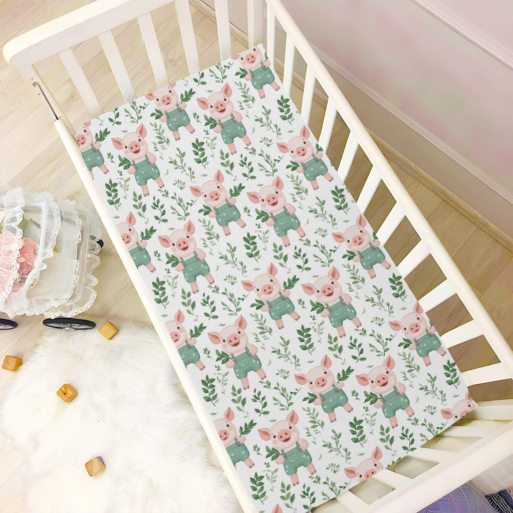 Soft Breathable Microfiber Crib Sheet Y910