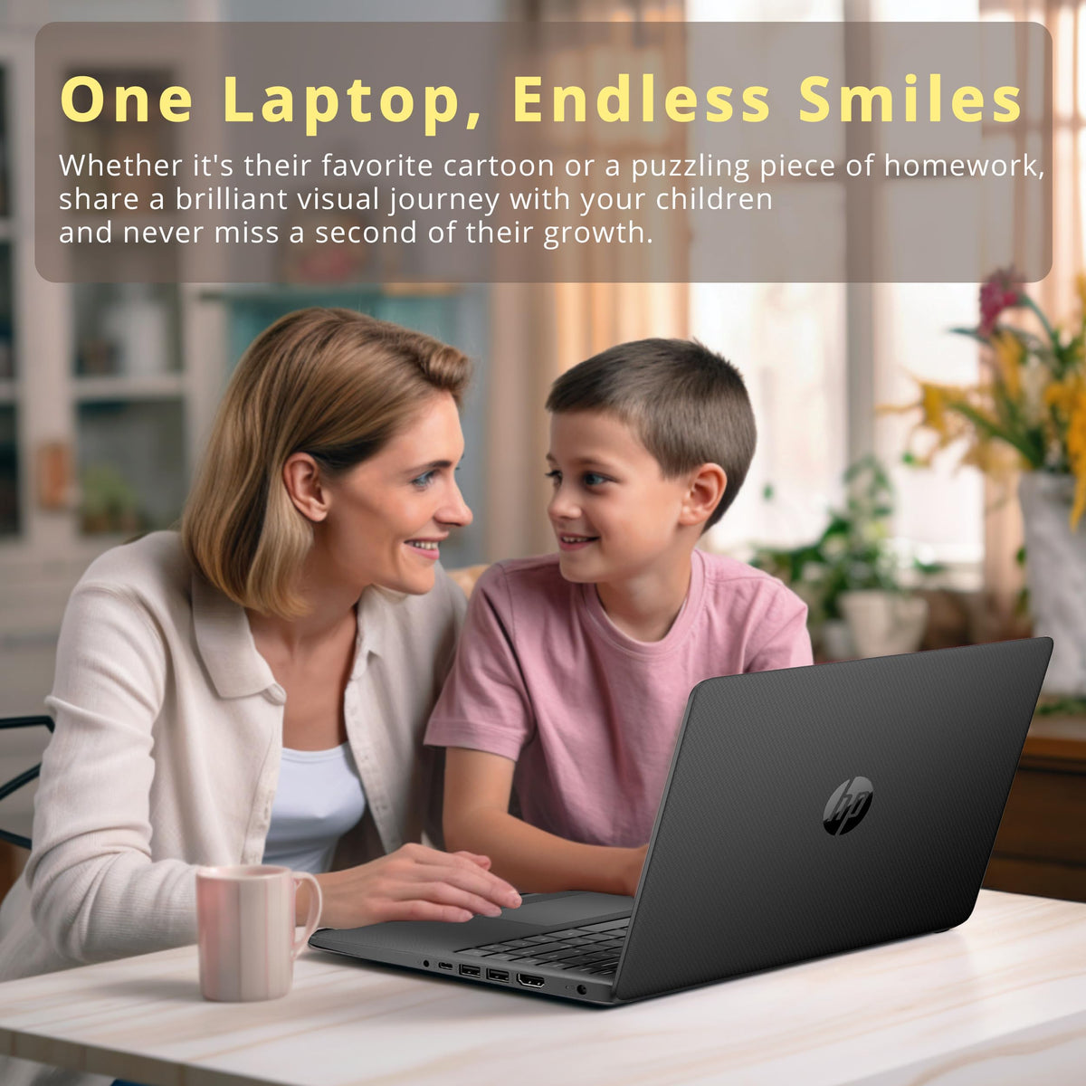 14-inch Laptop, Intel Celeron N4000, 4 GB RAM, 64 GB eMMC, Jet Black G19576