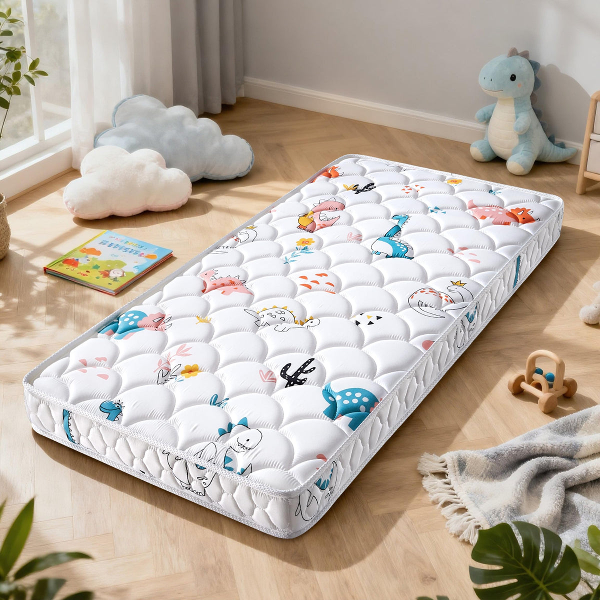 5" Firm Hypoallergenic Crib and Toddler Mattress E59244