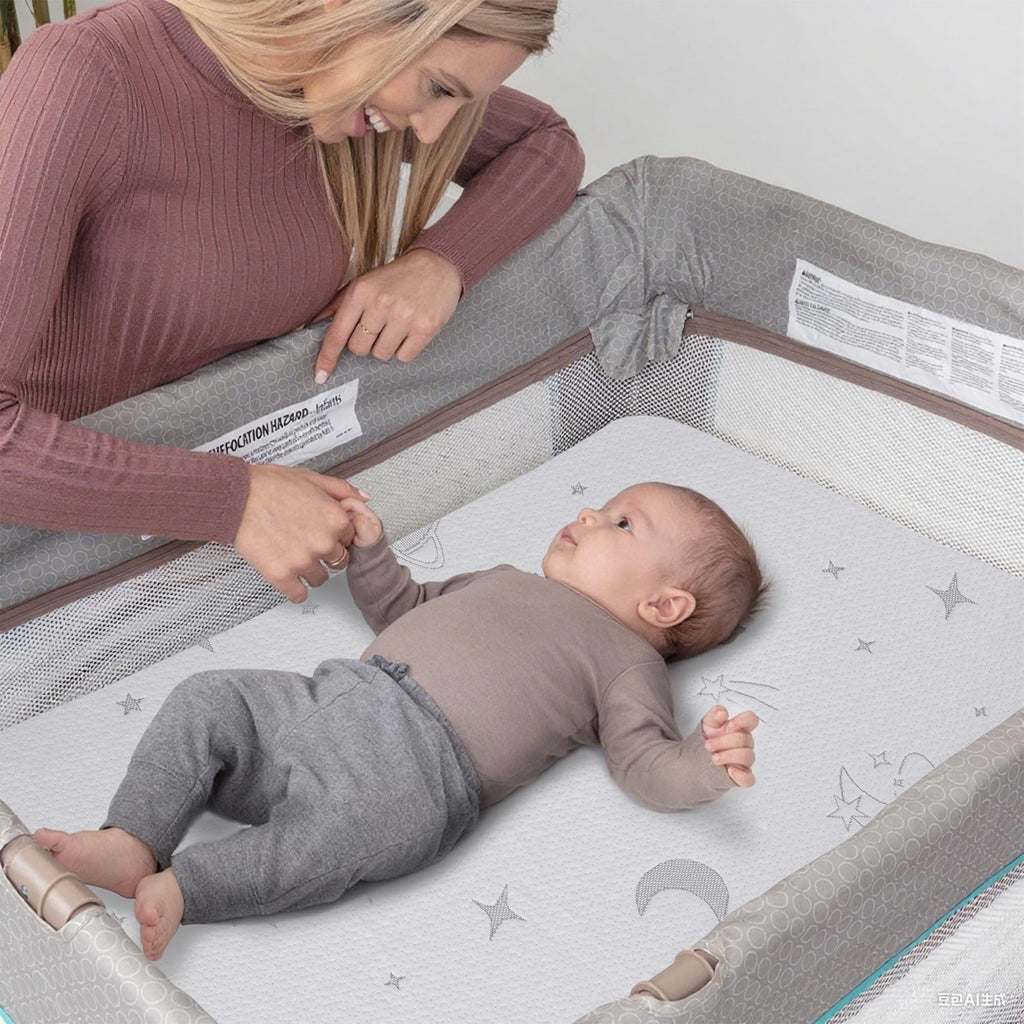 Pack and Play Mattress Pad 38"x26"x3" Dual-Sided V684939