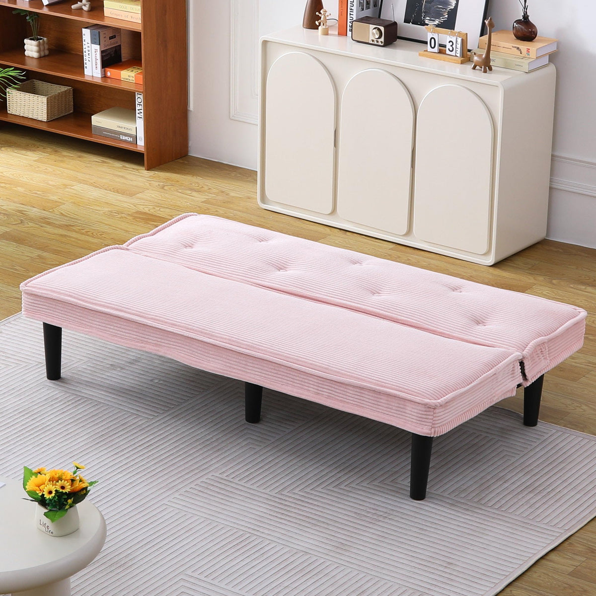 Corduroy Convertible Futon Sofa Bed U316274