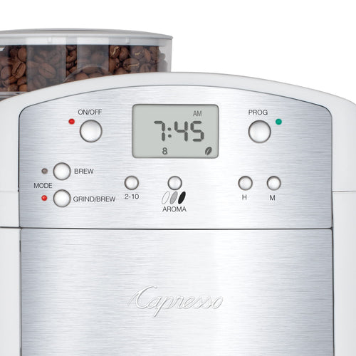 10-Cup Coffee Maker with Conical Burr Grinder Y9564